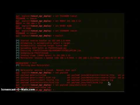Metasploit Tutorial Lesson 2 - Attacking Tomcat