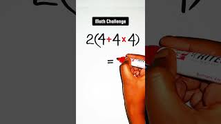 99% will Fail.. in this Easy Math Test 😱 #math #mathtest #mathchallenge #basicmath #easymath