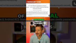 Major Ransomware Attack on National Defense Corporation Revealed
