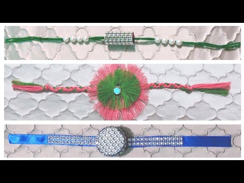 How To Make Rakhi | DIY | Handmade Rakhi | Part-3 #diyrakhi#handmaderakhi#rakhidesign#UNIQUEWORLD