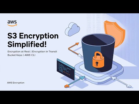 🚀Learn S3 Encryption: Transit, Rest & Bucket Keys Using CLI 2025 ⭐
