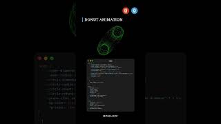 Donut Animation | HTML CSS | #shorts #coding
