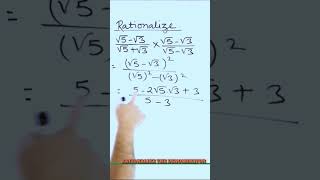 Rationalise the denominator maths class 9 chapter 1 #rationalisation #rational #maths9