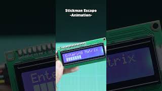 I2C LCD Animation | #arduino #electronics