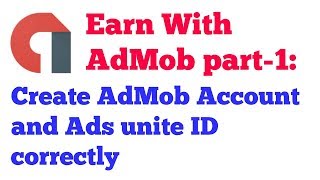 How to create admob account and ads units correctly(app link in description)