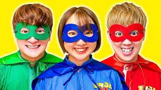 助けて〜＞＜町中が大ピンチ！もしもポケるんTVがヒーローだったら？困っている小学生を助けよう♪【寸劇】