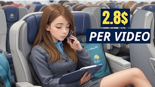 Make Money online 2024 ( 2.8$ Per Video )