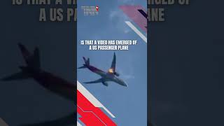 Flames Erupt from US Plane During Takeoff in Las Vegas | No Injuries Reported#LasVegas #PlaneFire