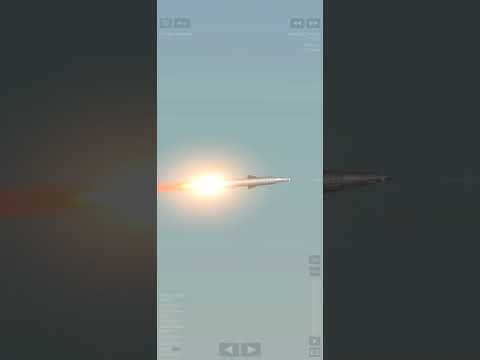 🚀REALISTIC BALLISTIC MISSLE IN SPACEFLIGHT SIMULATOR #sfs #sfshorts  #spaceflightsimulator