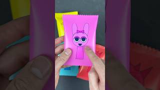 Paper DIY INCREDIBOX sprunki Candy unboxing blind box #sprunki #art #diy