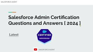 Salesforce Admin Certification Dumps || Updated Questions & Answers