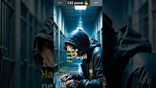 The power of css | HTML Web desing | #shorts #css #power #programming #html
