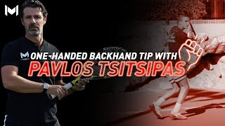 One-Handed Backhand Tip | with Pavlos Tsitsipas