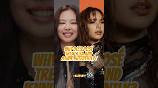 Why does Rosé treat Lisa and Jennie differently?#lisaedit #jennie
