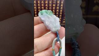 天然翡翠A貨—開運招財貔貅立體掛件商品編號071309