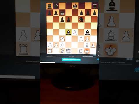 На белом КОНЕ !!!  #shorts #chess