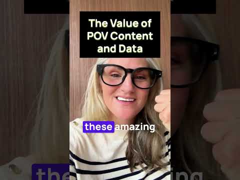 The Value of POV Content and Data