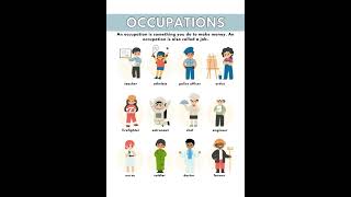 Jobs & Occupation Names ❤🤗#Short