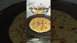 Testy alu ka paratha 😋😋 #phdgirl