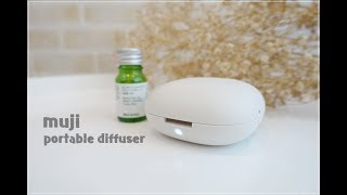 MUJI無印良品可攜式隨身精油擴香器(使用方式)