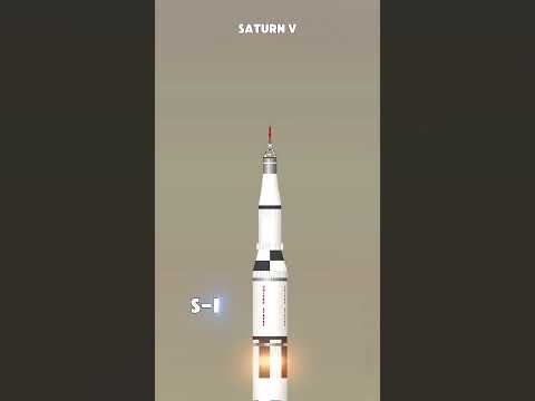 SFS Saturn V vs Starship Superheavy🚀🚀🚀[Stages] #sfs #spaceflightsimulator #sfshorts #starflightsfs