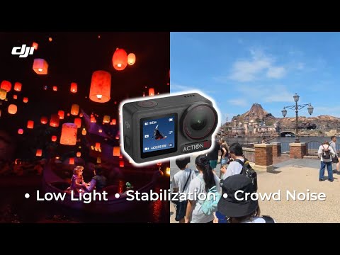 DJI Osmo Action 5 Pro Raw 4K | Day & Night Test at Tokyo DisneySea