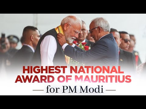 PM Modi conferred with Highest National Award of Mauritius