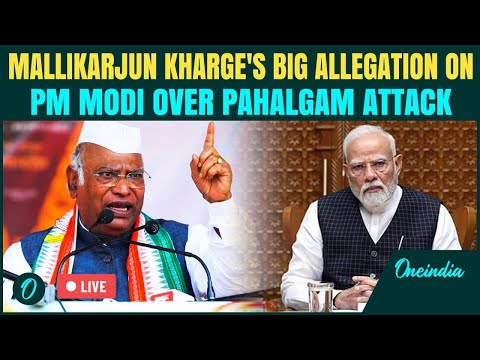 "PM Modi Knew It in Advance..." Mallikarjun Kharge's Big Allegation on PM Modi Over Pahalgam Attack