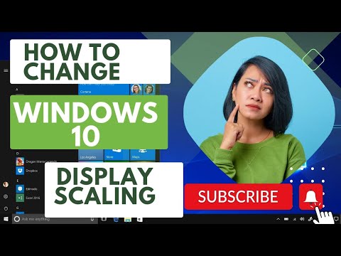 How to set windows10 display scaling | How to set windows10 screen size
