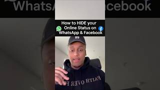 How to Hide Your Online Status on WhatsApp & Facebook | Go Invisible in 1 Minute! 👻📱