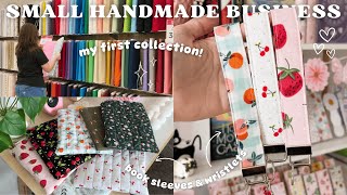 Sewing 50+ Book Sleeves & Wristlets! 📚🧵 first collection, fabric shopping, & small business launch
