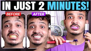 Shocking Results! 😱 Perfora Purple Whitening Serum Tested on Yellow Stains 🟣