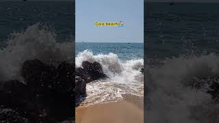 The endless dance of waves ⛵ 🌊. #goa #mansoon #beach #southgoa #colabeach #goawalebeach