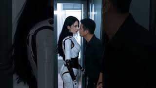 A robat take care a home girlfriend #robot #robots #cute #robotlove #ytshorts #shorts #robotcafe