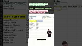 Countif vs  VLOOKUP to Check Value | Determine Value #excel #vlookup #countifs #exceltraining
