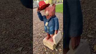 Paddington bear #chainsawcarvings