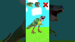 Help the T-Rex Find Its Missing Head! | Funny Dinosaur Rescue Story #shorts #dinosaurs