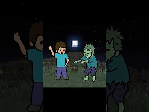 Steve's First Day in Minecraft: Survive the Night!