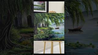 Amazing peaceful Nature #reels #acrylicpainting #nature #art #youtubeshorts