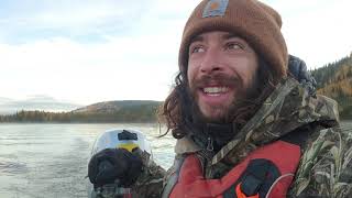 Building Off Grid Log Cabin: Alone In The Yukon  Ep.1 Staking A Gold Claim And Clearing Land