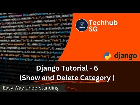 Build a Multi-Vendor eCommerce Website with Django & Bootstrap - Day 6 | Show & Delete Categories