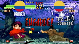 FT5 @samsho4: RAIDEN. (CO) vs *kuroko* (CO) [Samurai Shodown IV Fightcade] Jun 17