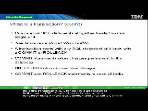 Chapter 8(1) - Transactions