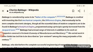 What Is Charless Babbage