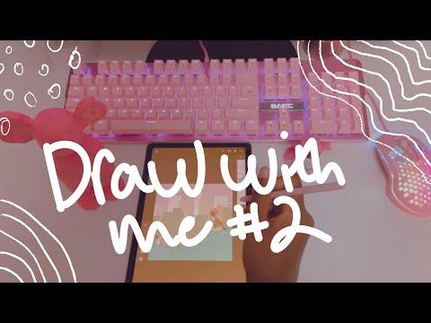 Draw with me ep.2 (Samsung Tab s6 Lite) || Infinite Painter, Finding and Art Style and, Art School