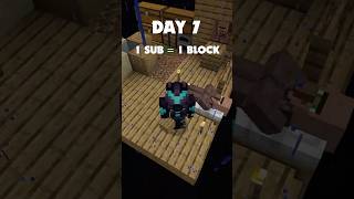 1 SUB = 1 BLOCK DAY 7 #minecraft #subscribe #oneblock #day7 #helpmegrow