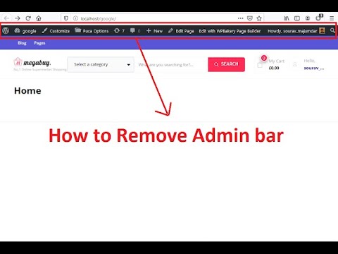 How to remove WordPress Admin bar for visitors