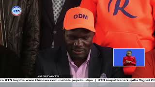 Viongozi wa ODM wamemkashifu Rigathi Gachagua kwa madai ya kumuingilia kinara wa chama, Raila Odinga
