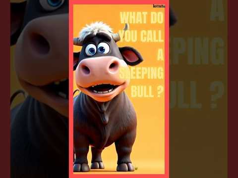What Do You Call a Sleeping Bull? #Shorts #FunnyAnimals | @InstantAI-Pro