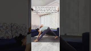 Try this effective drill to tone legs #iloveyoga #yoga #yogafit #fitness #pelvicmuscles #yogaclass